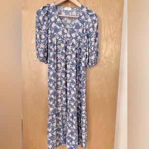 Maxi lenght dress Carly Jean Los Angeles silky cotton, size S